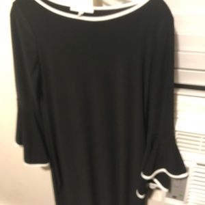 Black and white dress